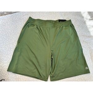 RBX Men's‎ Traning Shorts 8" Inseam Green Pockets Size Large